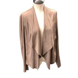 KUT FROM THE KLOTH Taupe Waterfall Draped Jacket Draped Asymmetrical - Size M